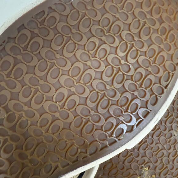 Coach Womens Logo Rainbow Bonney High Tops Great Pre-Owned Condition Size 7.5 - Picture 14 of 15